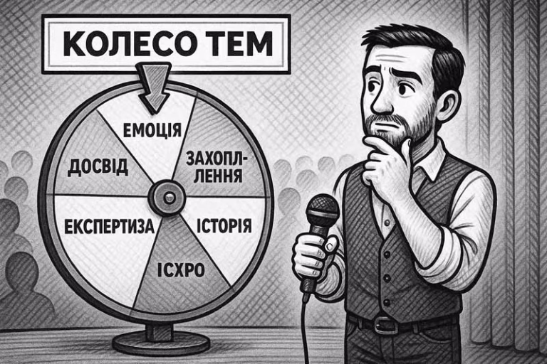 Обрати тему для виступу